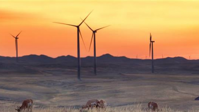 A new weather-driven NOAA model shows wind and solar power could become dominant sources of electricity. (Flickr Commons)