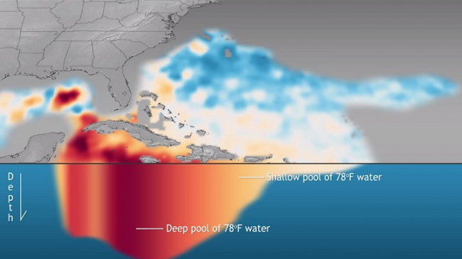 Image showing ocean heat content