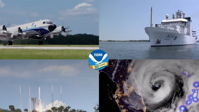 Cover to NOAA at 50 story map.