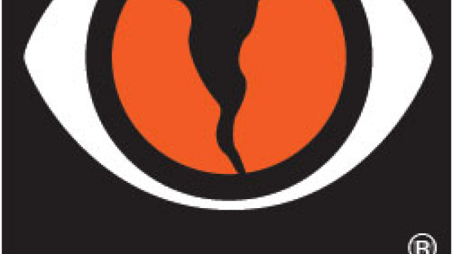 SKYWARN logo. A graphic of a tornado inside an oval shape.