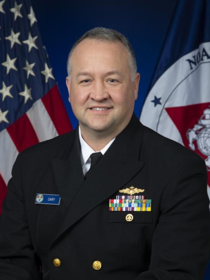 Rear Admiral Chad Cary is the new director of the NOAA Corps and the NOAA Office of Marine and Aviation Operations.