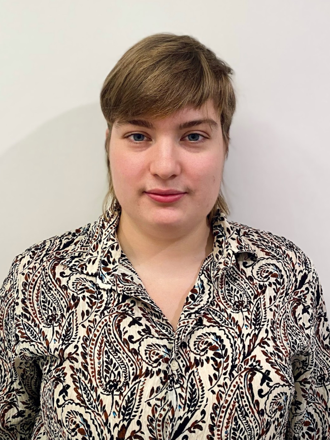 A headshot of Maria Geogdzhayeva.