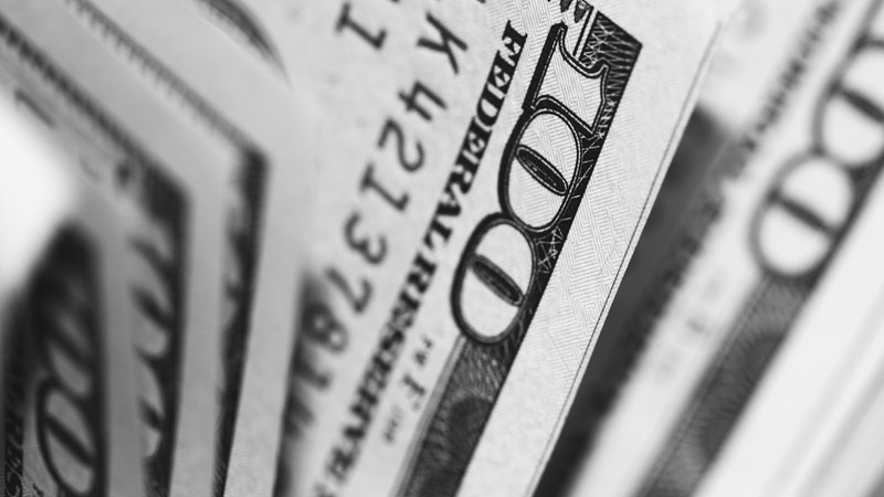 stock image of 100 dollar US bills