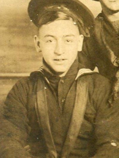 Harry Benjamin Shue, taken in Norfolk, Va. He was a third class cook on the Conestoga.