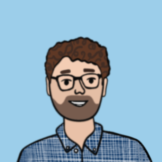 Cartoon illustration of Grey Gowder.