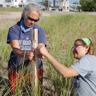 NOAA citizen scientists at work in the field.