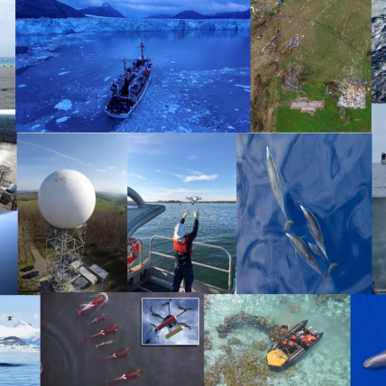 A collage of images of uncrewed systems